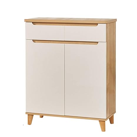 Aoeiuv Wooden Modern Shoe Cabinet Living Room Bedroom Storage Shoe