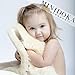 XL Australian Lambskin Baby Rug, Cornsilk Cream Color, 100% Natural, 37+ inches Long, Premium Quality, Plush Silky Soft Wool, by Minidoka Sheepskin