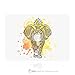 TOP CASE - Air 13-Inch Mehndi Elephant Graphics Rubberized Hard Case Cover for MacBook Air 13