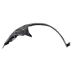 TRQ Front Right Inner Fender Liner Black Passenger