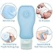 Travel Inspira Silicone Toiletry Travel Bottles Carry on Containers Set BPA Free for Cosmetics 3 Oz / 89 Ml