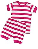 Leveret Shorts Girls Striped 2 Piece Pajama 100% Cotton (Size 2-7 Years)