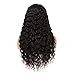 Perstar 360 Lace Front wigs Deep Wave human hair Lace Frontal Wigs with baby Hair Brazilian Deep Wave Wet and Wavy human hair wigs 150% Density for black Women(22
