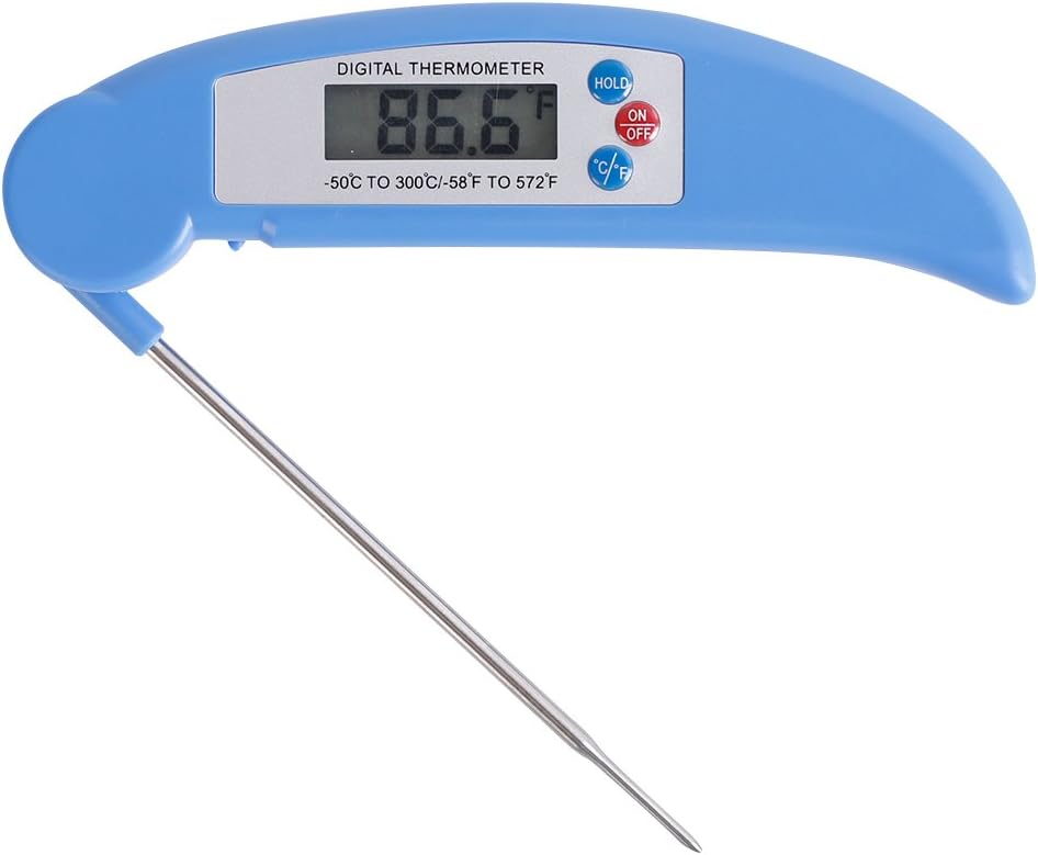 Besula Premium Accuracy Digital Cooking Thermometer – Instantly Read The Temperature of Your Food – Perfect Design for Easy Use and Protection – Made for Kitchen, Food, Milk, Tea, BBQ, Grill, Smokers