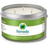 Remedy Environmental Candle for Musty Rooms, Unscented Soy 3-Wick, 5 oz | Air freshness for contaminated spaces where we live and breathe; trusted by remediation professionals