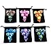 SmartDealsPro 6 x 7 Sets(42 Pieces) Double Colors Polyhedral Dice Set with Pouches for Dungeons and Dragons DND RPG MTG Table Games D4 D6 D8 D10 D12 D20 (Color 2)