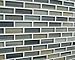 Sample - Beach Break Hand Painted Glass Mosaic Subway Tiles for Bathroom Walls or Kitchen Backsplash