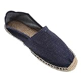 B&C Denim Mens Slip-On Espadrille Shoes