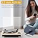 Rcm Wireless 3-Speed Turntable with Stereo Speakers Natural Wood Vinyl Record Player, Belt-Drive, Vinyl to MP3 Recording, USB (MC-262T/T Oak)thumb 4
