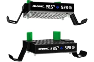 DOBE FOMIS ELECTRONICS Dobe - Cooling Fan Compatible with Xbox Series X/S with LED Screen,Adjustable Speed Cooler Fan System, Low Noise Top Fan with Independent Fan&Light Touch Switch TYX-3606