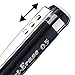 Pentel Twist-Erase III Automatic Pencil, 0.5mm, Black, Pack of 6