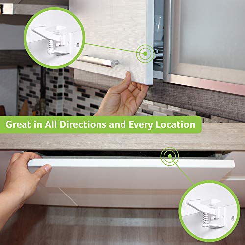 4 Cabinet+Locks+Child+Safety+Latches