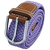 SUNYIK Men's Casual Braided Elastic Stretch Belt