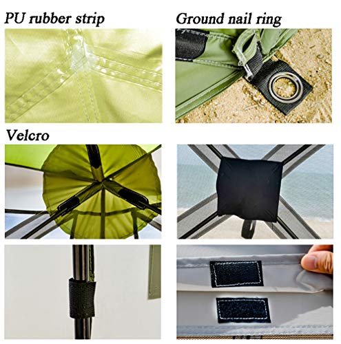 Zhyaj Großes Party-Pavillon-Zelt - 2X4M Wasserdichtes, UV-Beständiges Outdoor-Veranstaltungszelt Mit Moskitonetz… – Bild 7