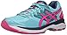 ASICS Women's GT-2000 4 Running Shoe, Turquoise/Hot Pink/Navy, 8 M US