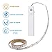 AMANEER LED Battery Operated Bed Light, Motion Sensor Flexible Led Strip Rope Light Kit Tape Stair Night Step Lighting for Bedroom Cabinet,Warm White 3000K