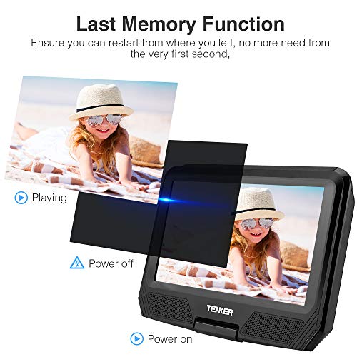 2 TENKER+Portable+Player+Rechargeable+Battery