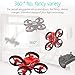 REDPAWZ R011 Micro FPV Racing Drone with 1000TVL Camera,VR Goggles, FOV 120°Wide-Angle Live Video Quadcopter, One Key Return, Headless Mode RTF Drone for Beginners and Adults, 2Pc Modular Battery