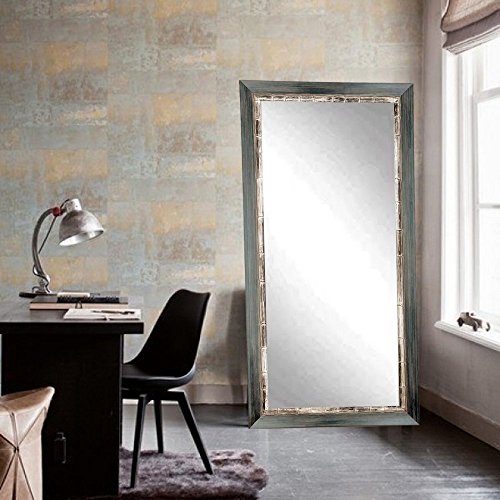 BrandtWorks BM021TS Weathered Harbor Tall Floor Mirror, 32