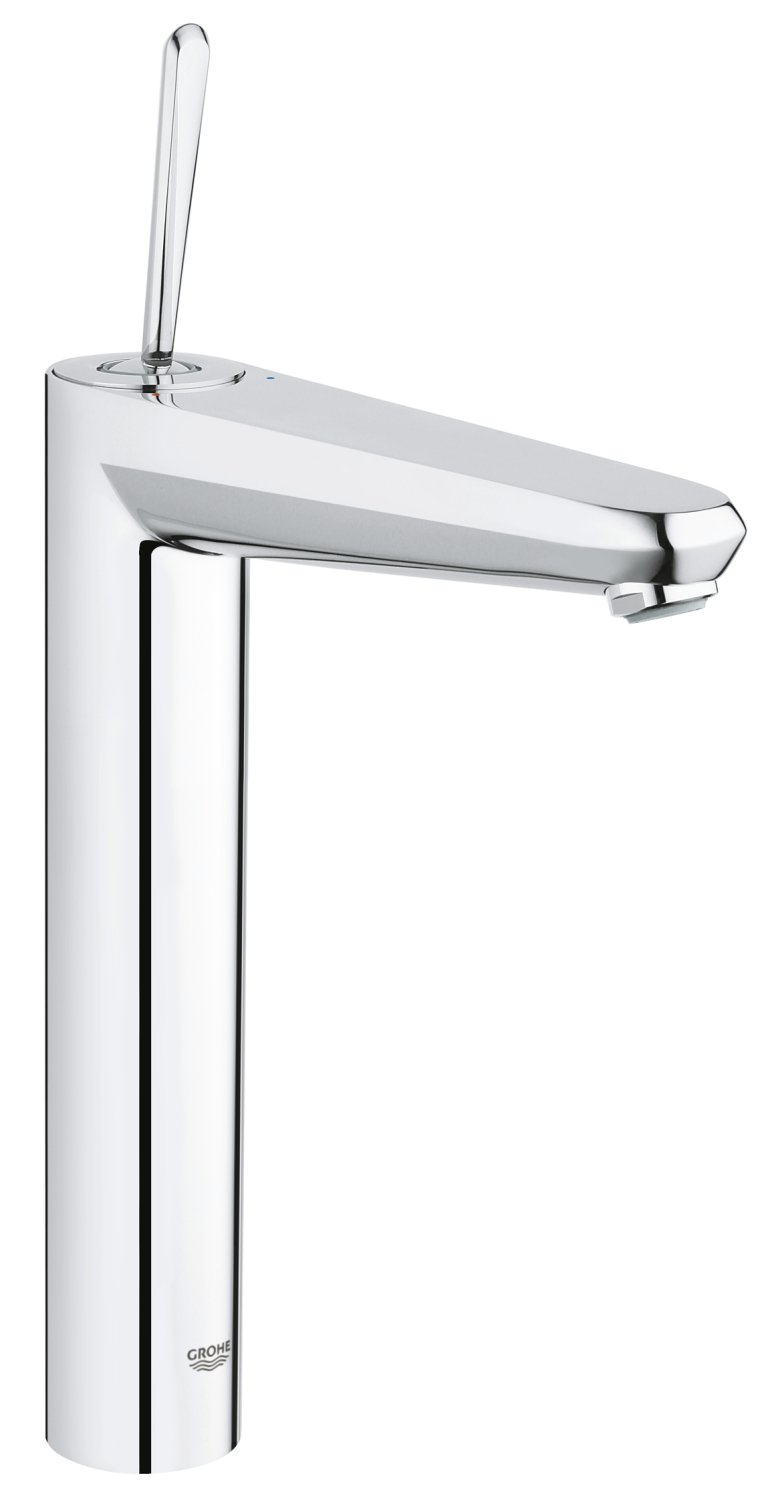 GROHE 23428000 Eurodisc Joy Bathroom Tap for Free-Standing Basins (Smooth Body, Extra High Spout, Ecojoy and Starlight)