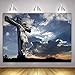 MME 7 x5ft Christian Background Cross Crucifixion Sculpture Background Christian Background for YouTube Documentary Background GEME246