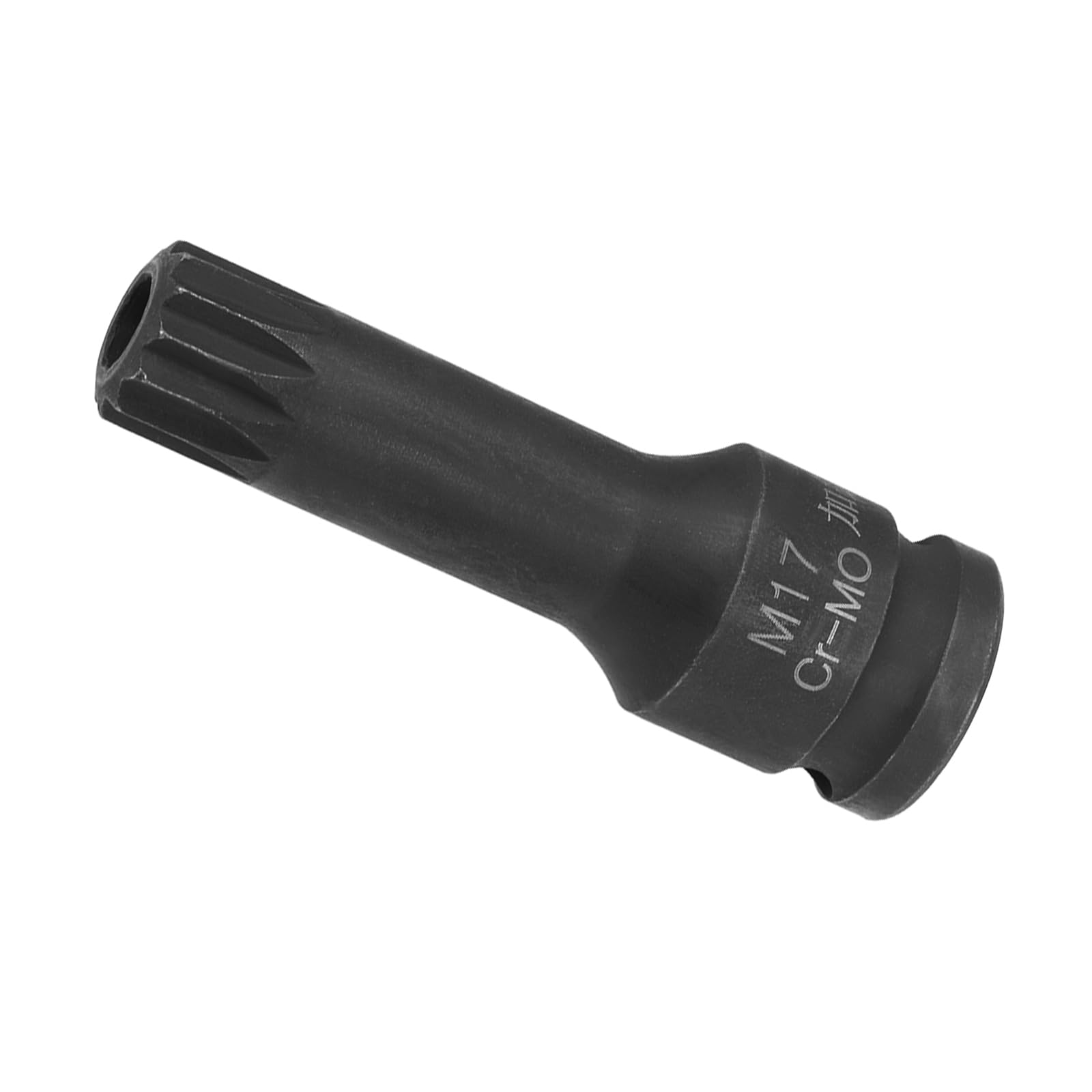 CoCud Impact Triple Square Spline Bit Socket, M17 Bit 1/2" Drive, Tamper Proof Metric Screwdriver Socket Adapter - (Applications: for Torque Wrench)
