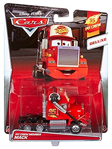 Disney/Pixar Cars, 95 Pit Crew 2015 Series, Pit Crew Member Mack [With Headset] Deluxe Die-Cast Vehicle #7/8, 1:55 Scale