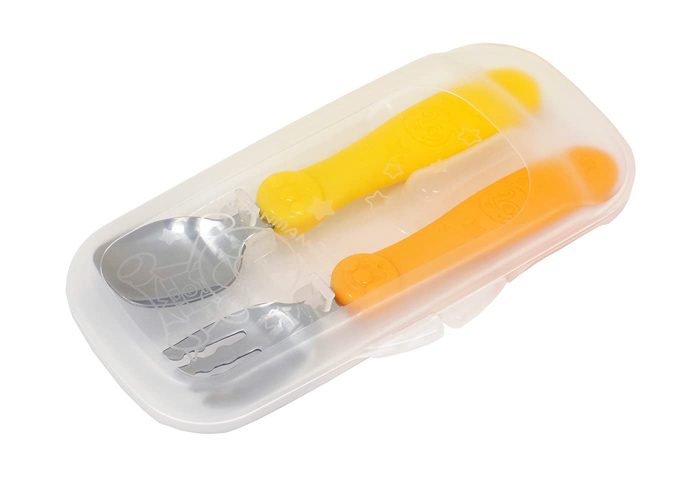 レック アンパンマン ケース付き スプーン ＆ フォーク (ステンレス) 日本製 1歳頃から商品画像