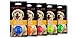 Petto Land Dog Collar Light - Clip - On Safety Dog Collar Light 5 Pack Bundle (Blue + Yellow + Orange + Red + Green) Safety Dog Collar Light Stainless Steel Carabiner Clasp - Battery Included