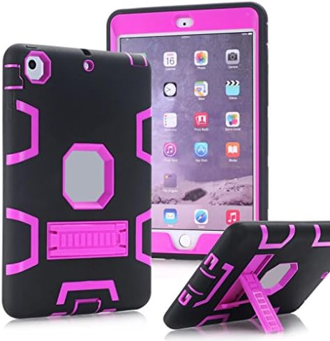 Protective ipad/tablet Case, Egmy Popular Shock-Absorption Three Layer Armor Defender Full Body Protective Case for iPad Mini 2 Mini 3 (HJ)