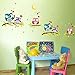 Colorido Removable Cartoon Owl Animal Wall Sticker Art DIY Decals Kids Room Decor