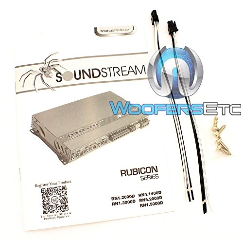 Soundstream RN4.1400D Rubicon Nano 1400W Class D 4-Channel Amplifier