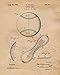 Vintage Baseball Patent Prints, 6 (8x10) Unframed Photos, Wall Art Decor Gift for Home Office Work Garage Shop School Gym College Man Cave Student Teacher Coach Team Field Sports League Gears Fans