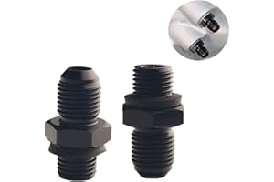 Dewhel -6 AN Transmission Oil Cooler Adapter Fitting For GM Turbo 350 400 4L60E 200R 700R