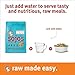 SOJOS Complete Natural Grain Free Dry Raw Freeze Dried Dog Food Mix, Beef, 2-Pound Bag