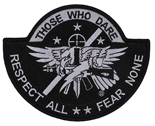 SWAT Team - Those Who Dare Patch 5" x 4" Embroidered Patch
