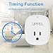 Smart Wifi Plug Compatible with Alexa Remote Control Wireless Adaptor Socket Outlet for Smart Home with An Extra USB Port