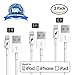 3 FT 6 FT 10 FT iPhone 6 & 7 Charger Cable - Certified Lightning to USB Charging Cord Connector - Durable & Fast - Zeus Guarantee