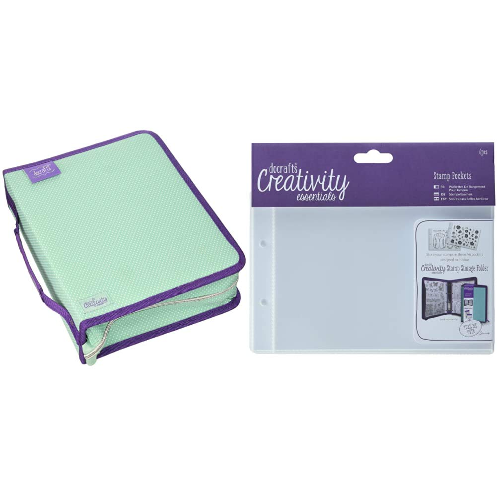 docrafts Stamp Set, One Size & Stamp Pockets, One Size