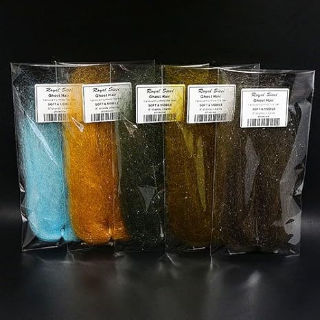 5 Dark Color 10 Colors Fly Tying Ghost Hair Super Fine