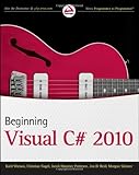 Beginning Visual C# 2010, Karli Watson, Christian Nagel, Jacob Hammer Pedersen, Jon D. Reid, Morgan Skinner, 0470502266