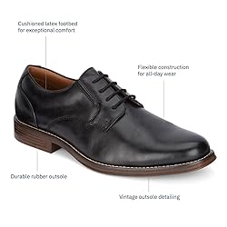 Dockers Men's Fairway Shoe, Black, 7 M US
