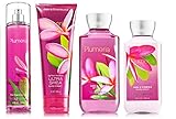 Bath & Body Works PLUMERIA Deluxe Gift Set - Body Lotion - Body Cream - Fragrance Mist & Shower Gel Full Size