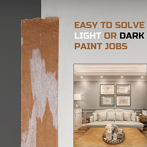 Lichamp 3 Pack Brown Painters Tape 1 inch, Brown Masking Tape 1 inch x