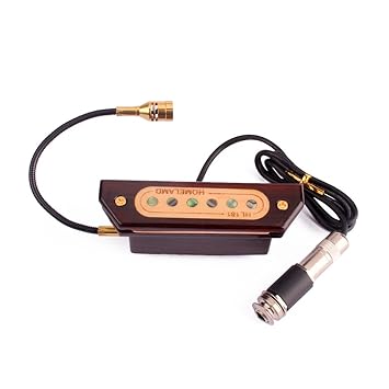 MagiDeal Holz Magnet Schallloch Tonabnehmer, Soundhole Pickups für Akustikgitarre