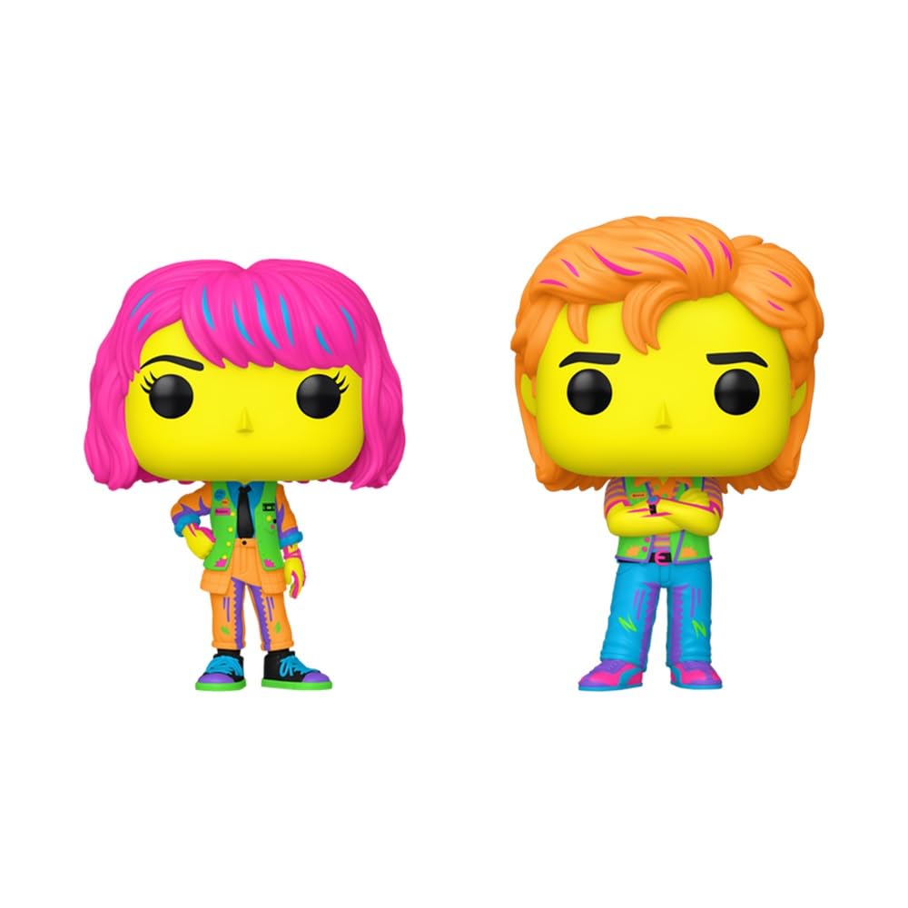 Funko POP TV: Stranger Things Robin & Steve Black Light Vinyl Figures - 2pk 2024 Target Con Excluisve