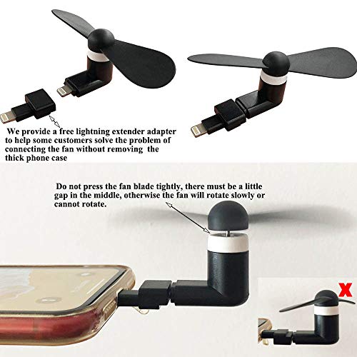 4 Pack+Phone+Fans+Portable+iPhone