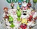 The Grinch Movie Deluxe Cake Toppers Cupcake Decorations Set of 14 with 12 Figures Featuring Classic and New Characters and A Special Notebook and Eraser Gift Set!