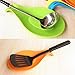 OUZIFISH Kitchen Silicone Spoon Rest Heat Resistant Insulation Mat 4 pcs/set Colorful