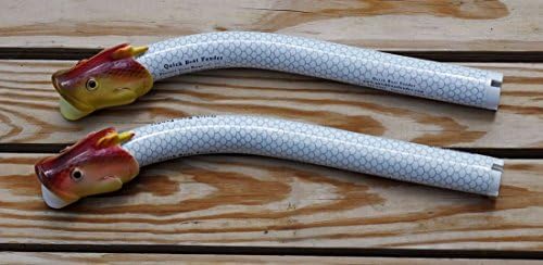 Quick Boat Fender Pair Red Snapper with Kit custom painted heads